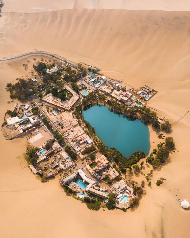 Huacachina Oasis in Ica, Peru