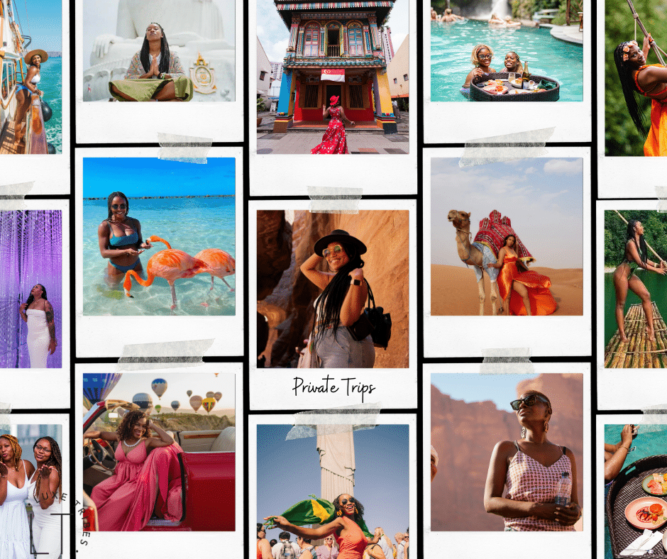 Collage of Luxe Tribes destinations